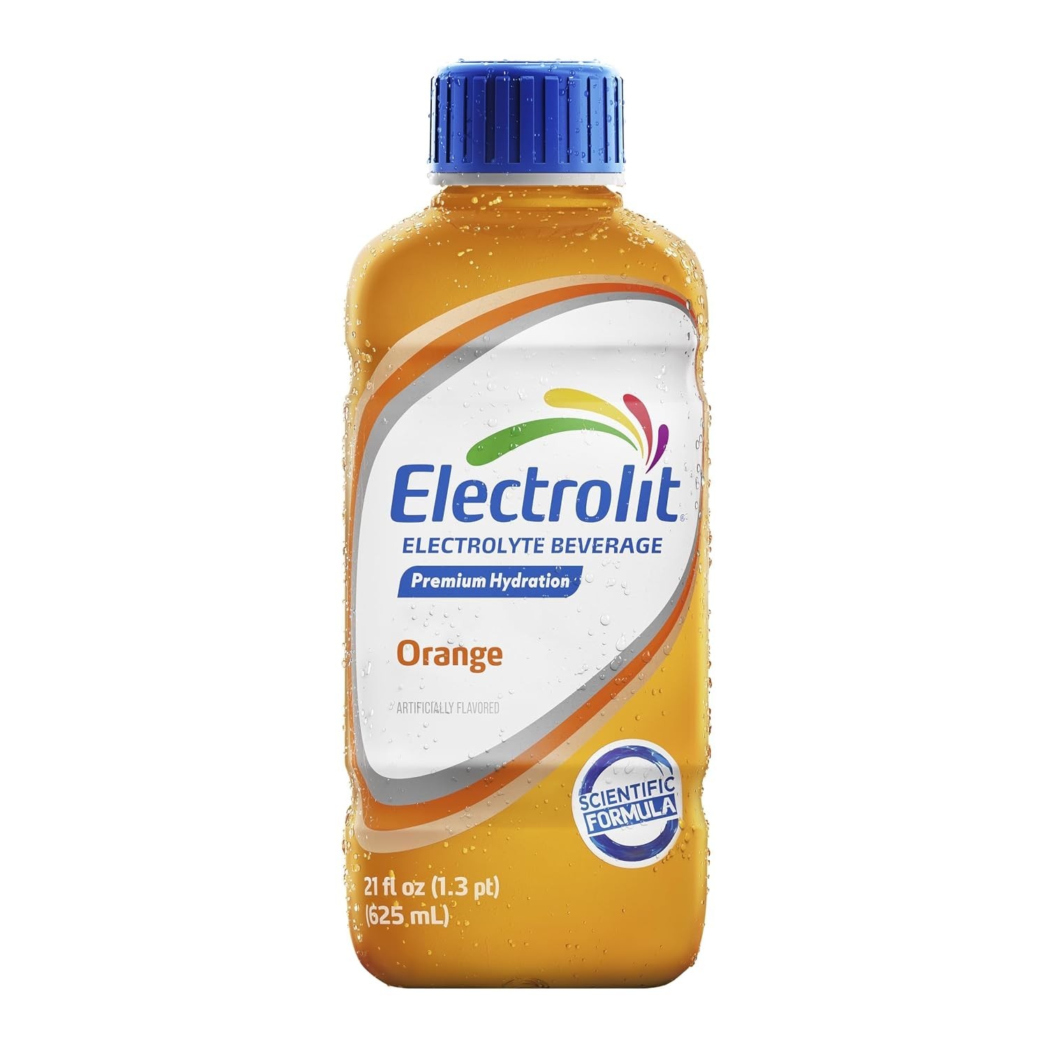 Electrolit, Electrolyte Beverage, Orange, 21 Fl Oz bottle (Pack of 12)