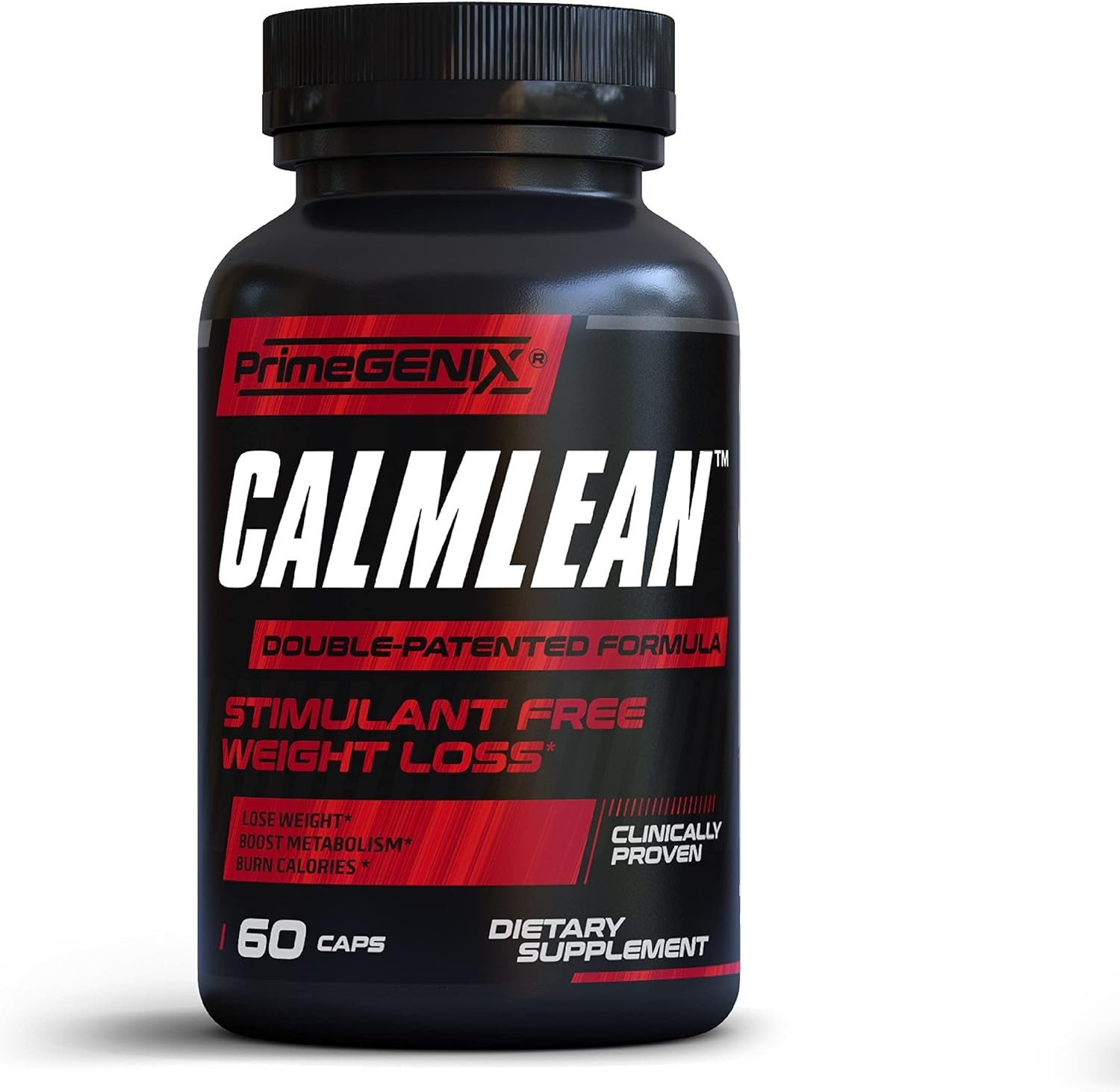PrimeGENIX CalmLean Stimulant, Free Fat Burner, Weight Loss