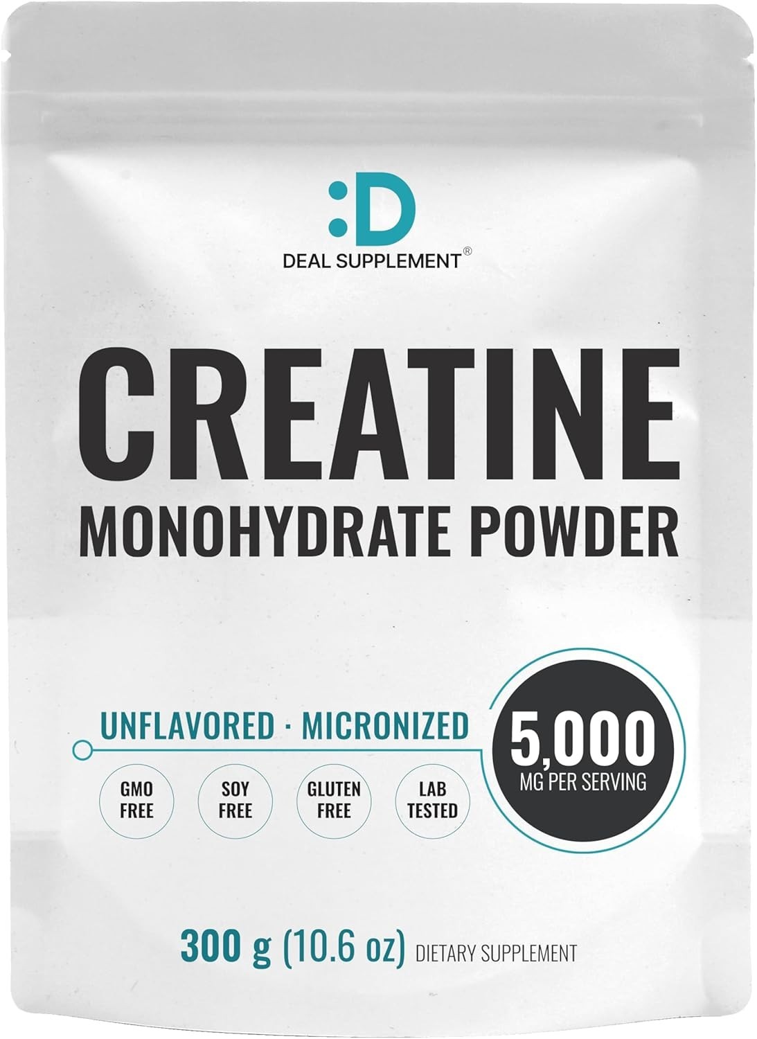 Creatine Monohydrate Powder – for Men and Women – 5G Creapure Creatine, Support