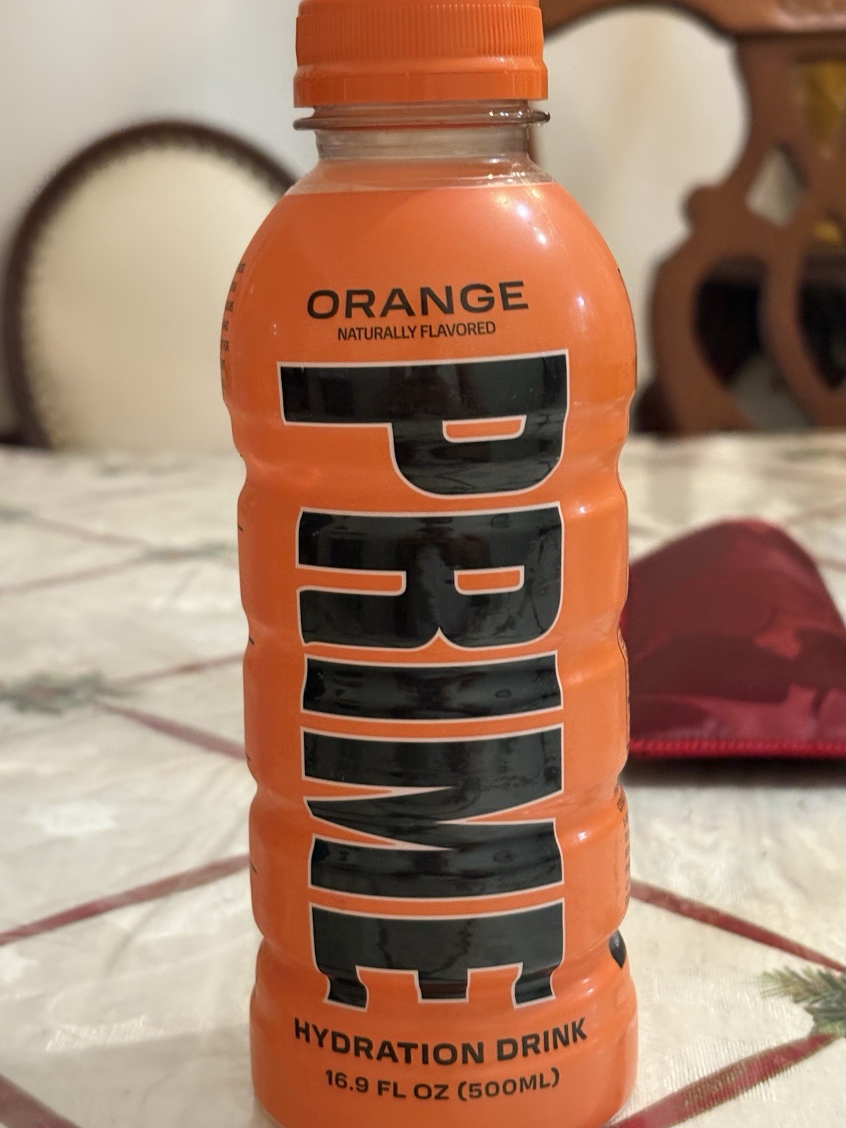 Orange Prime Hydration Drink 16.9oz Bottle Logan Paul KSI New Discontinued