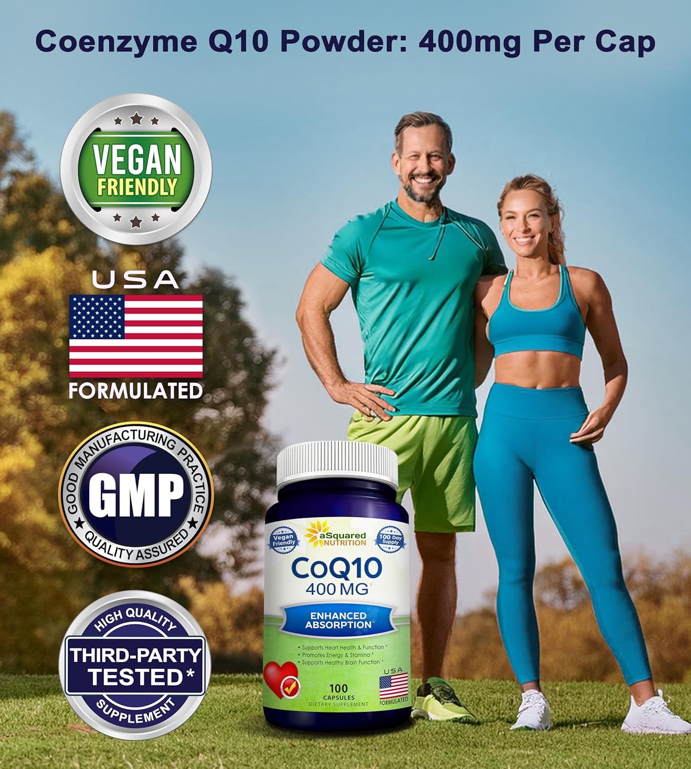 Healthy Heart & Blood Pressure Support CoQ10 (100 Caps)