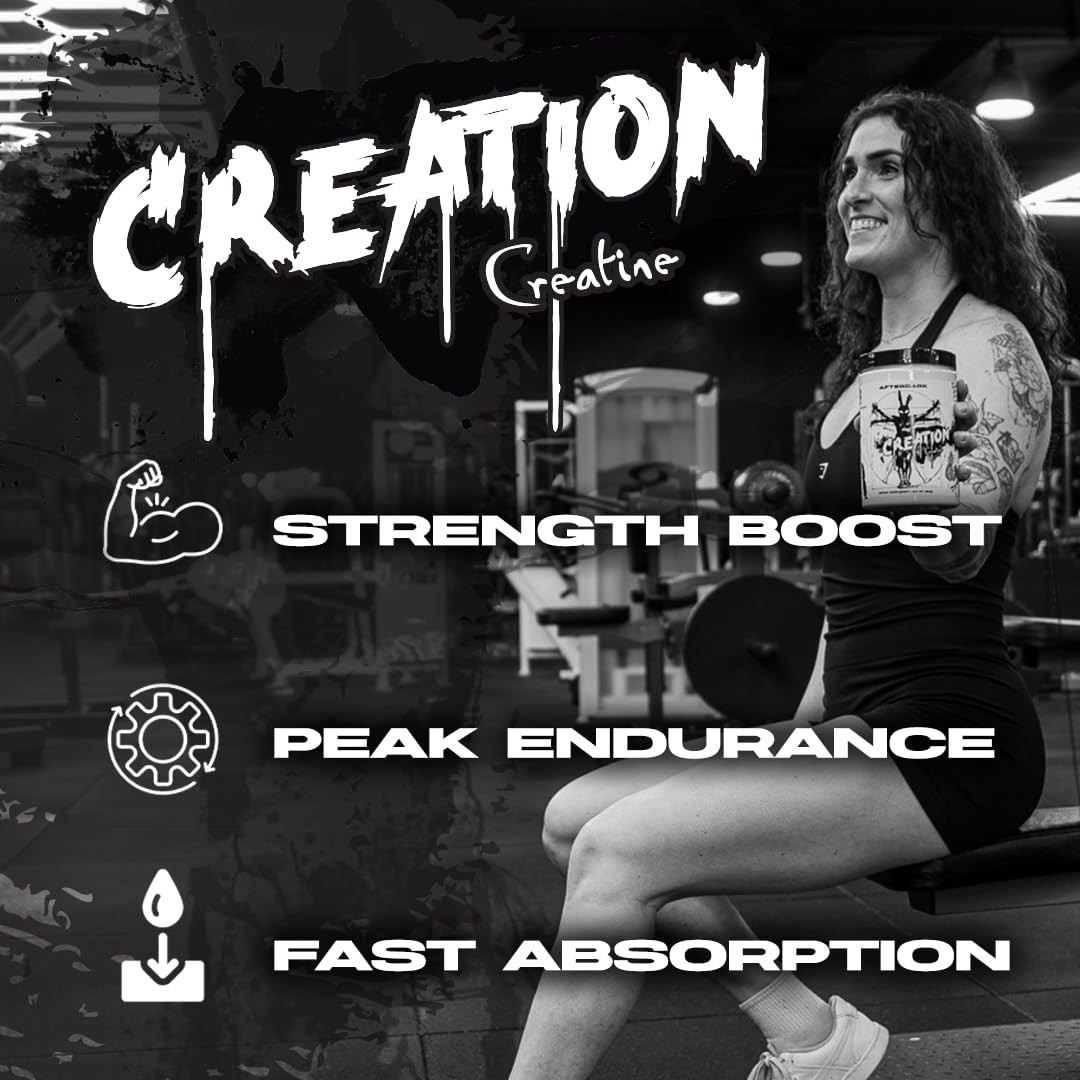 AFTERDARK Supplements Creation – Creatine + HMB Powder | 6 Forms of Creatine …