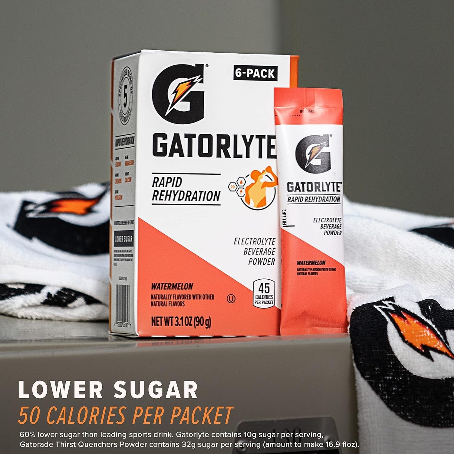 Gatorlyte Rapid Rehydration Electrolyte Beverage, Variety Pack, Lower