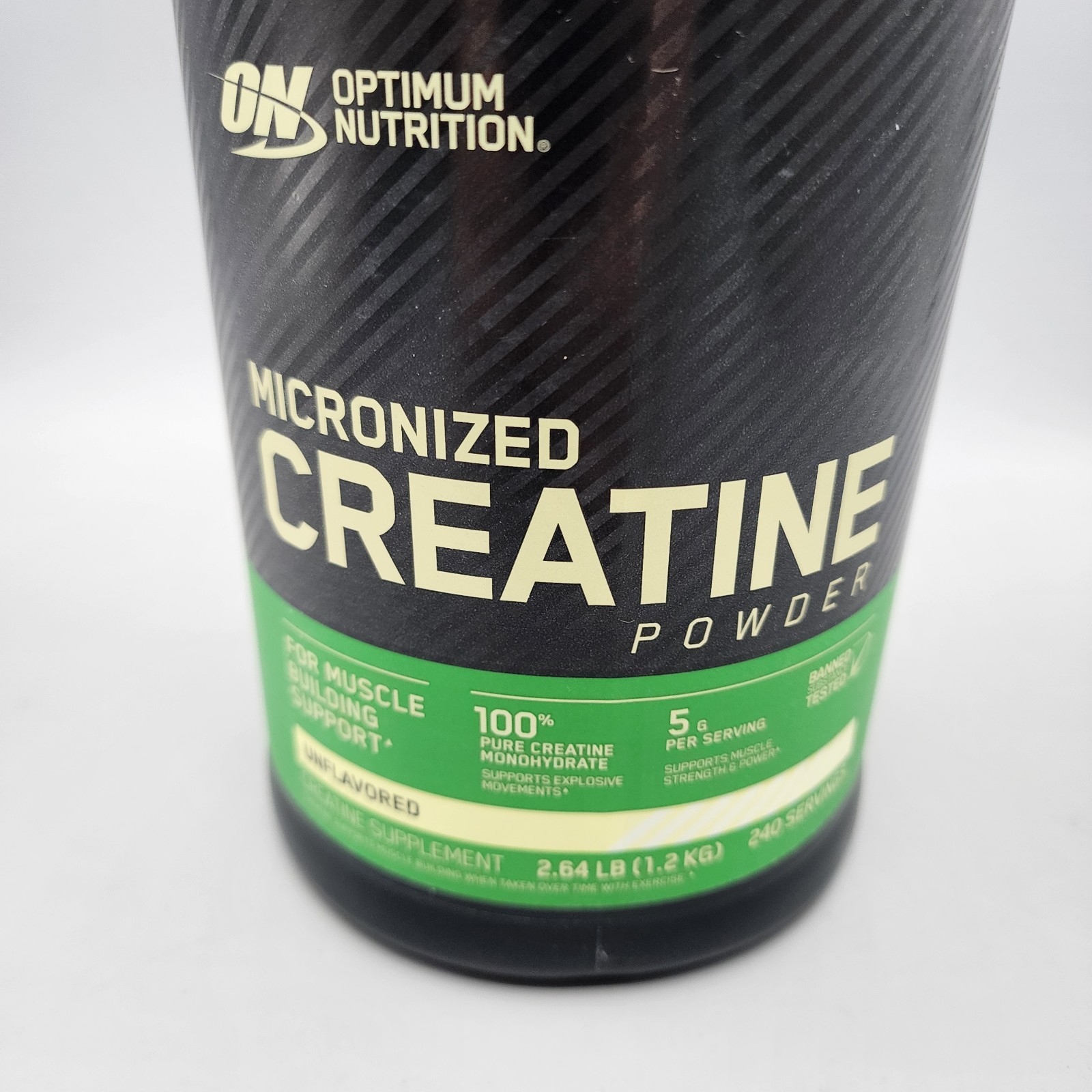 Optimum Nutrition Micronized Creatine Powder – Unflavored -240 Servings – 2.64lb