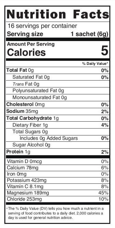 AquaVIVE™ ENDUR™ Lemon Electrolyte Powder Drink Mix Magnesium Glycinate 16 Packs