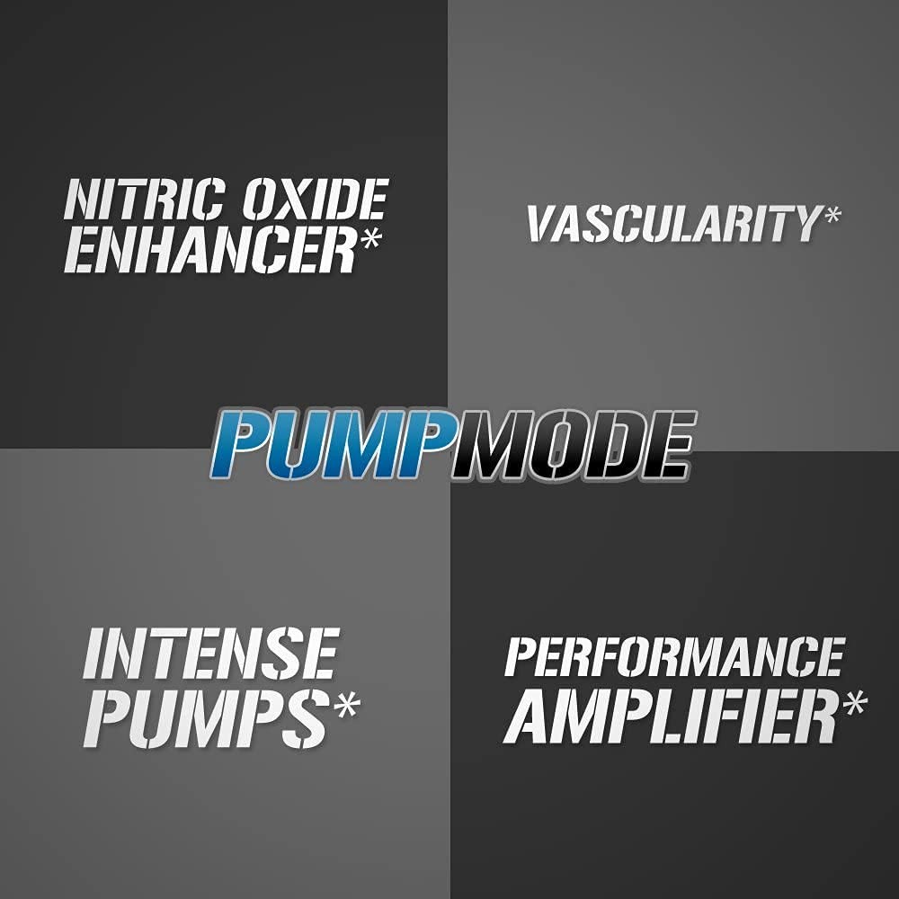 Nitric Oxide Pre Workout Powder Blue Raz Caffeine Free Pump Supplement 6.14 Oz