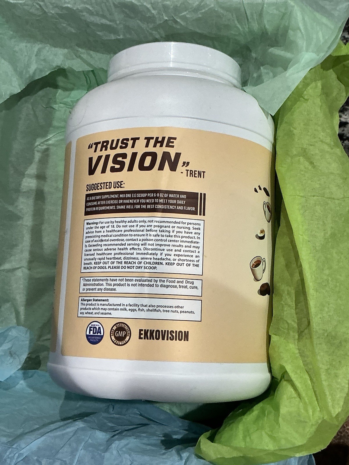 Ekkovision Whey Protein Tiramisu 60 Servings