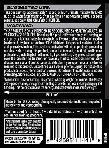 Cellucor M5 Ultimate – Creatine Post Workout Powder – 20 Servings – Fruit Punch
