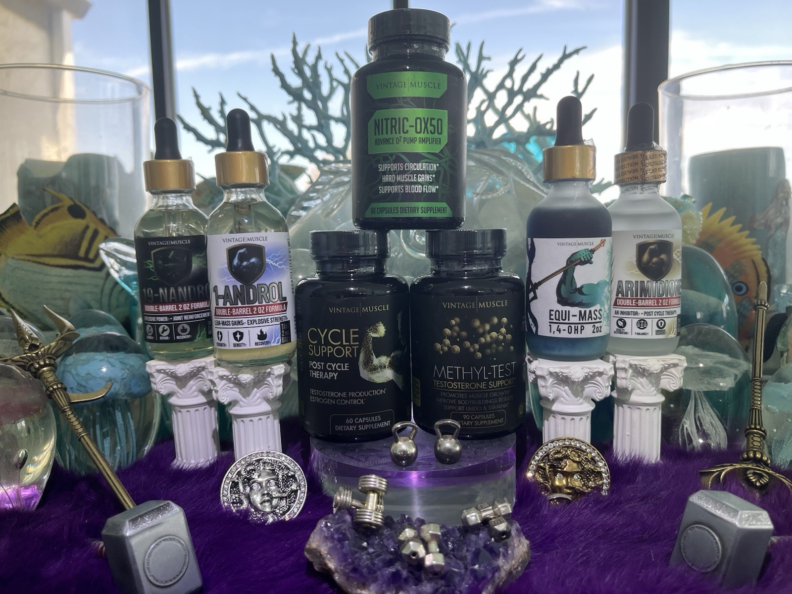 God Tier Ult.Mass Gainer 8 Week Cycle 🔁Bundle Deal By Vintage Muscle💪🏛️🧪