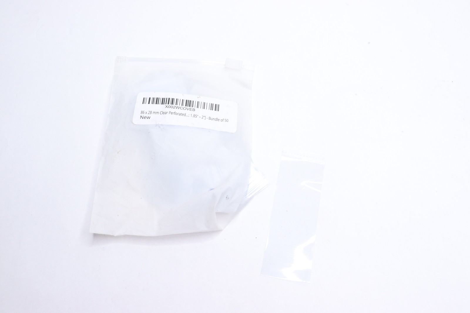 (50-Pk) Supplement & Supply Perforated Shrink Band Clear for Spice Jars