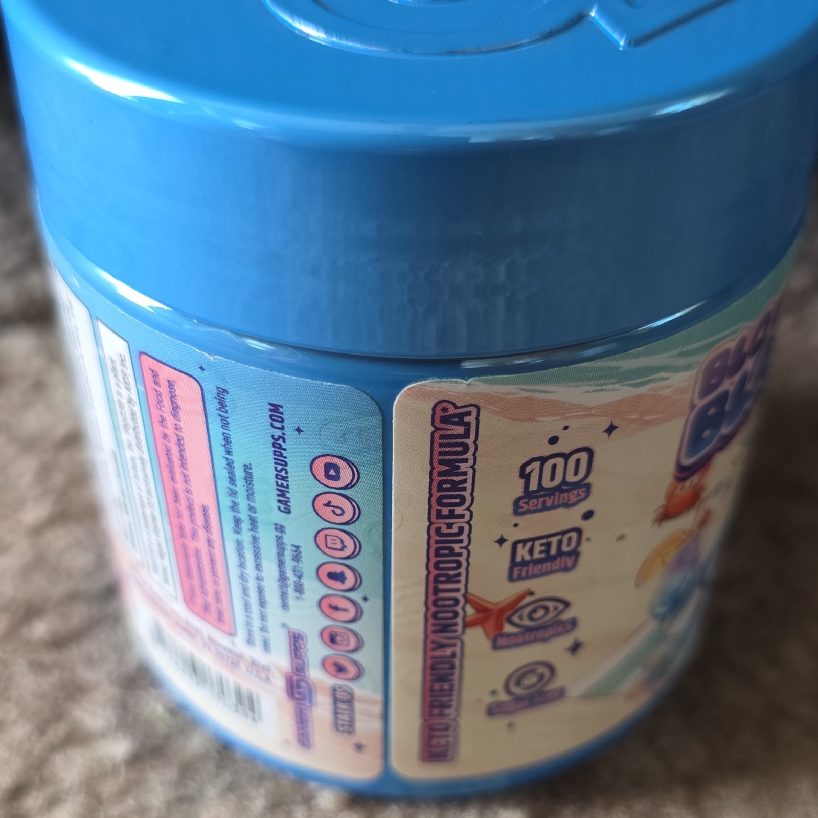 **EMPTY** Gamersupps Blo’hole Blast Limited Edition Art, Collectors Item