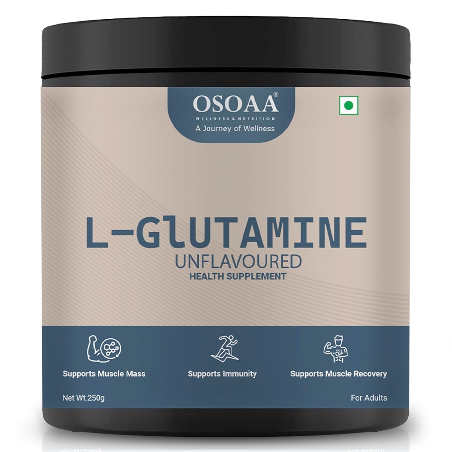OSOAA L-Glutamine Powder 250gm