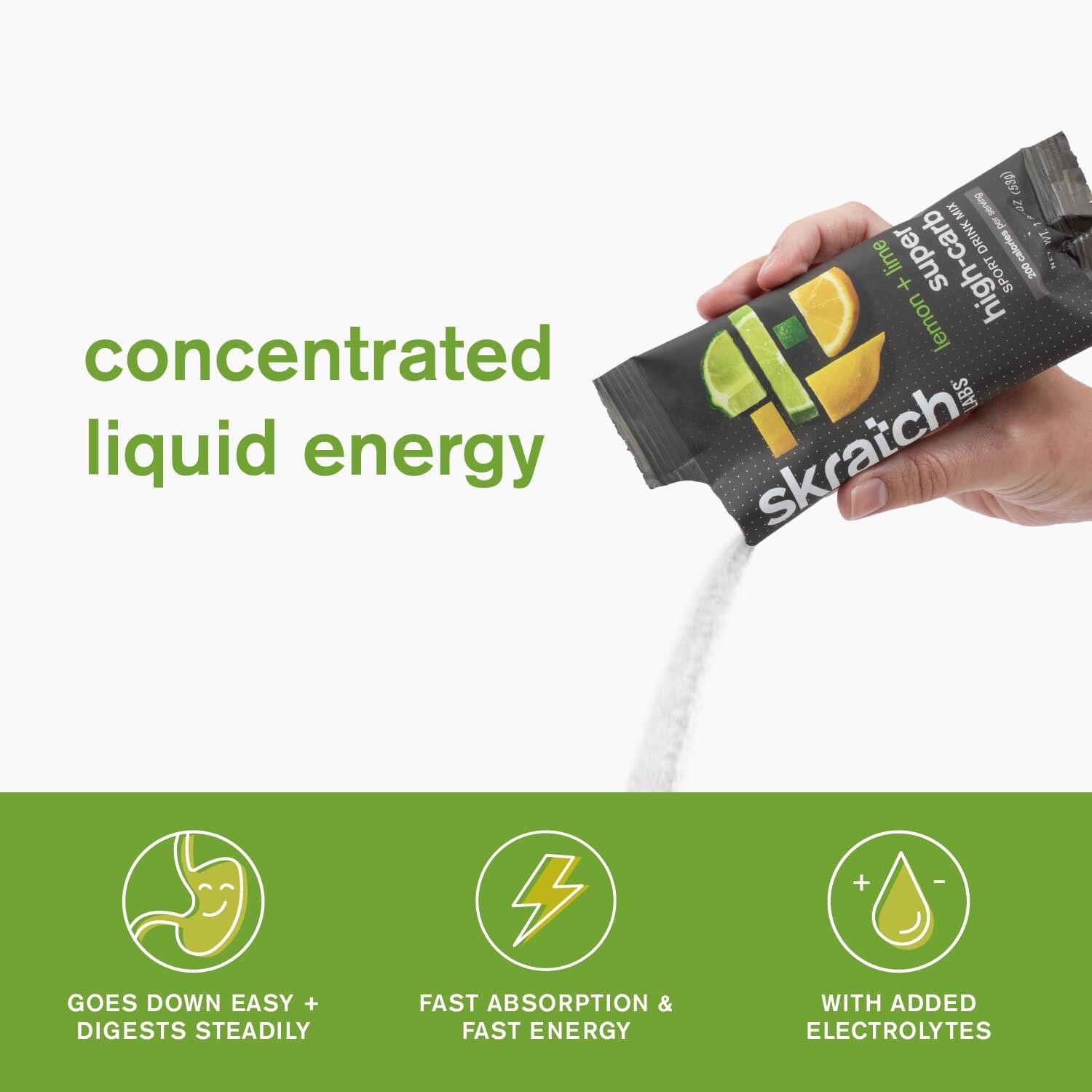 Super High-Carb Drink Mix – Cluster Dextrin, Electrolytes, Lemon + Lime – 8 Pack