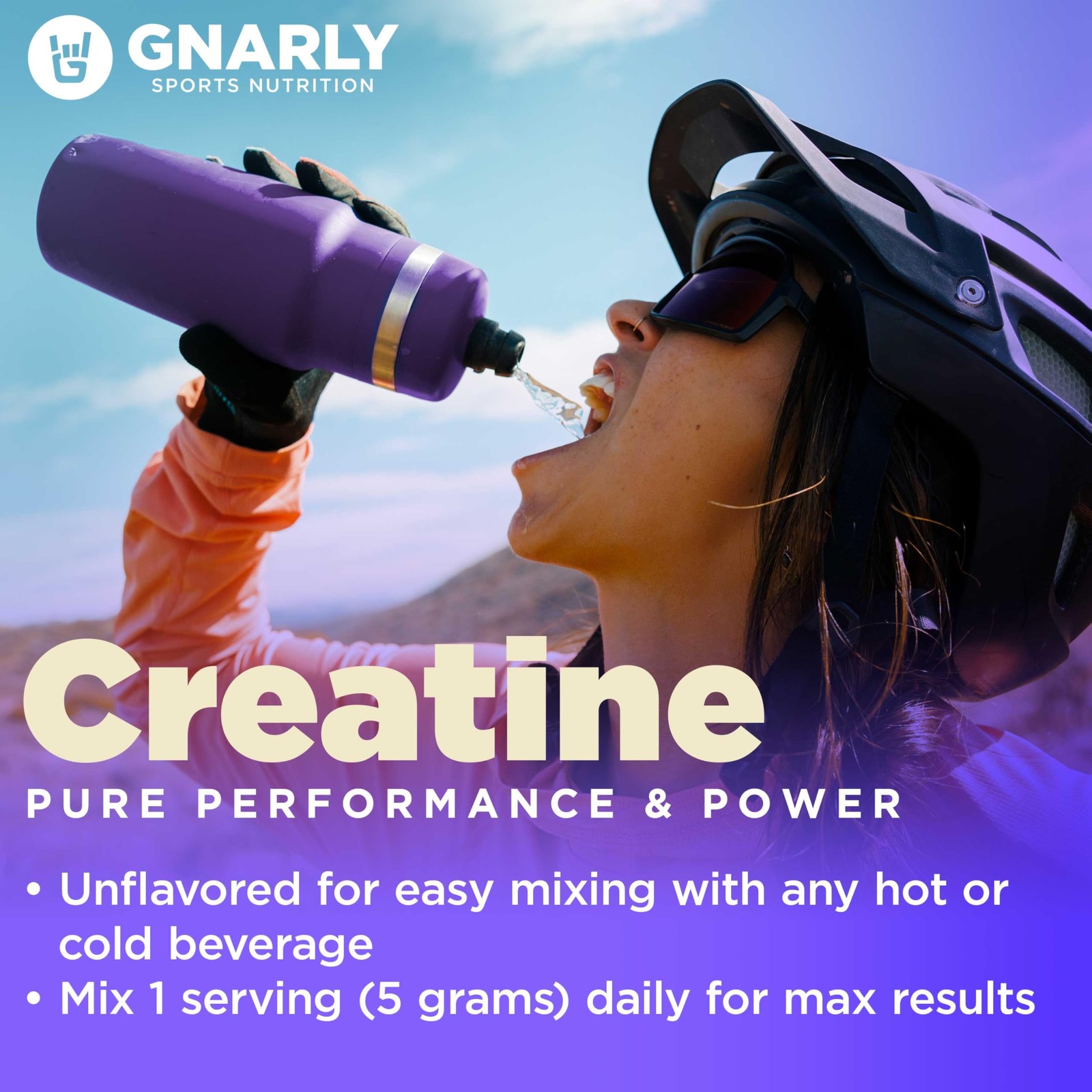 Gnarly Nutrition Creatine Powder – Creapure Vegan Creatine Supplement – NSF S…