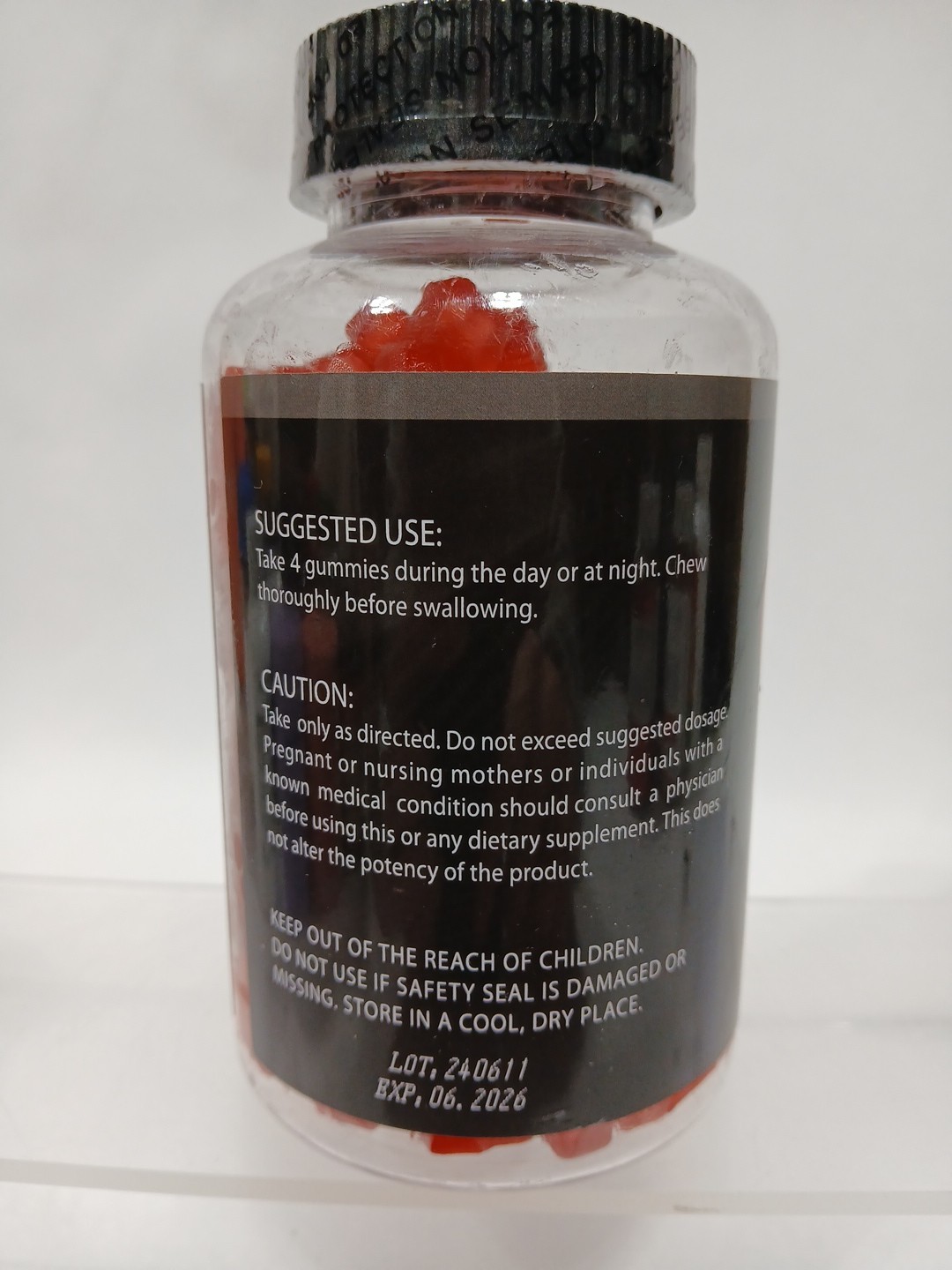 Oobvious Creatine Monohydrate Gummies 5000mg 120 Count Strawberry 06/26