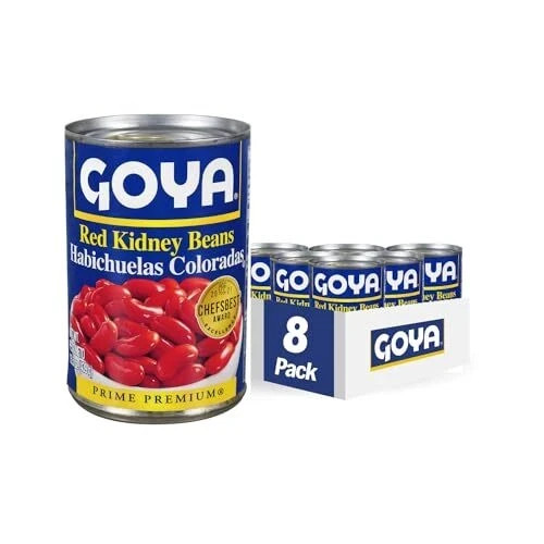 Goya Foods Red Kidney Beans 15.5 Ounce Pack of 8