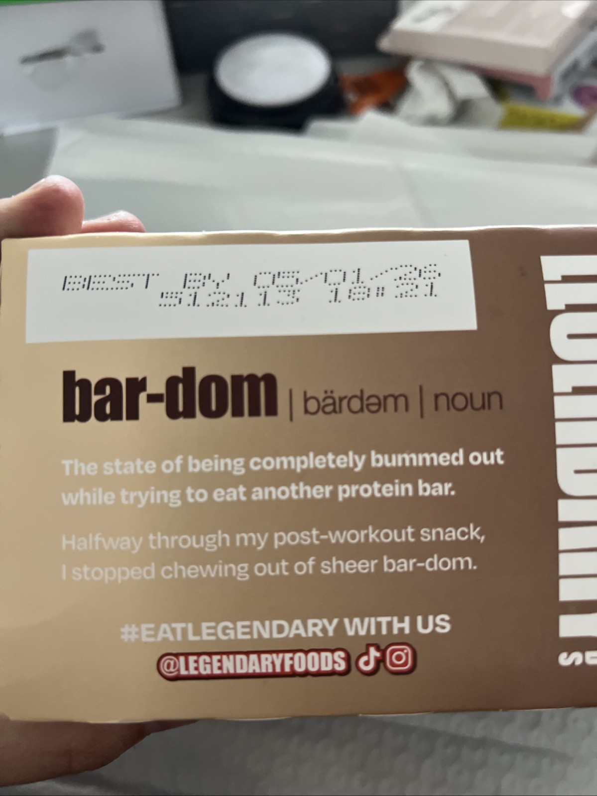 8 pack Legendary Foods Double Chocolate Protein Pastry 22g Gluten-Free exp 05/26