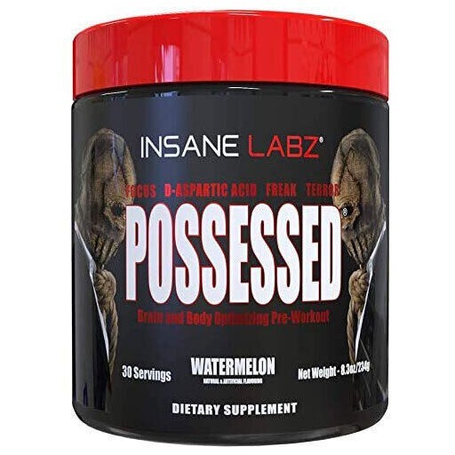 Insane Labz Possessed Premium Test Boosting Pre-Workout 30 Servings 3 Flavors