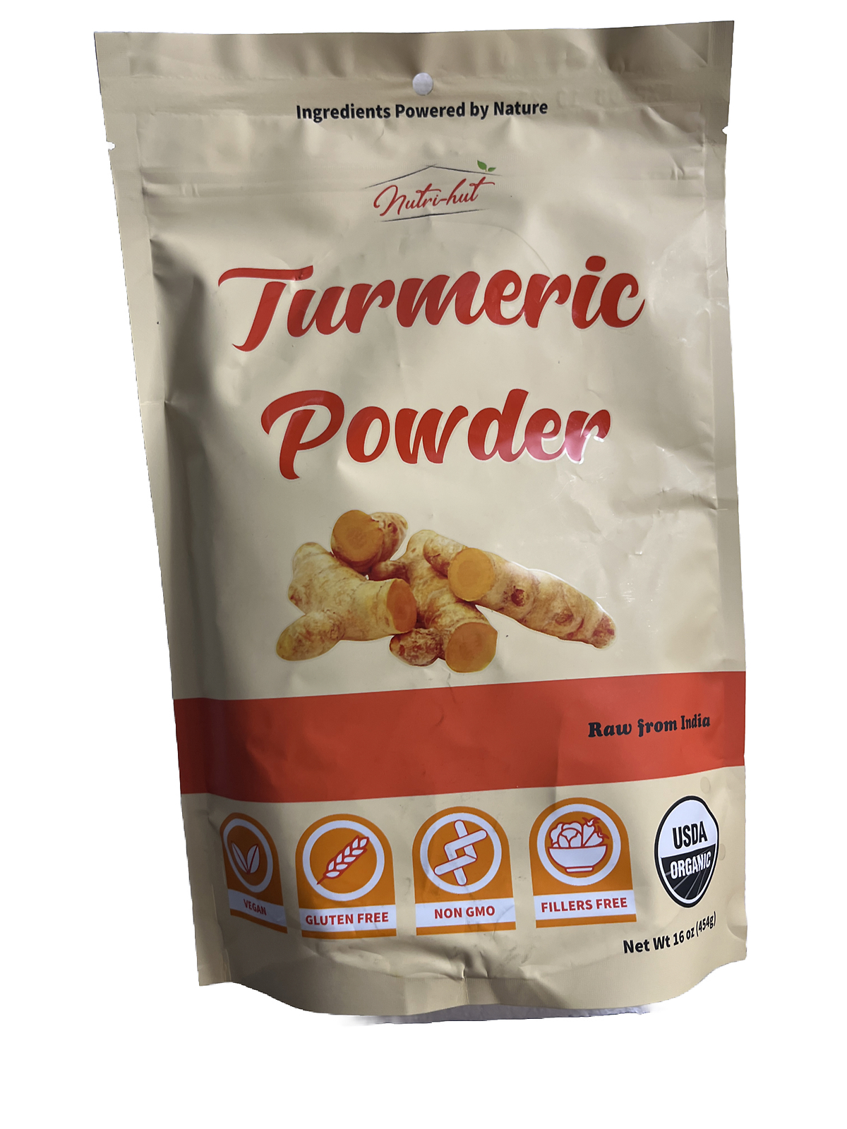 Nutri-hut VEGAN Turmeric Powder 16 oz (454g)