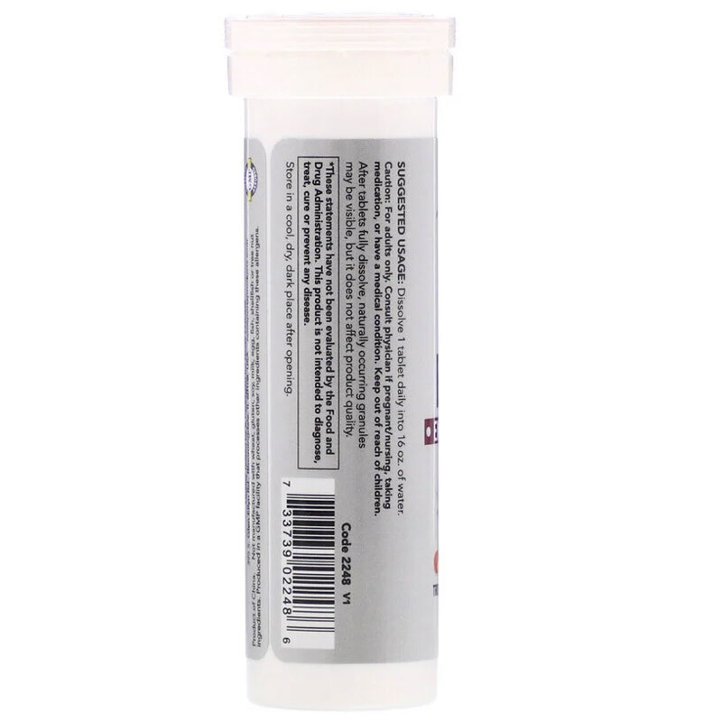 NOW FOODS Effer-Hydrate Effervescent Orange Tropical Punch – 10 Tablets, Energy