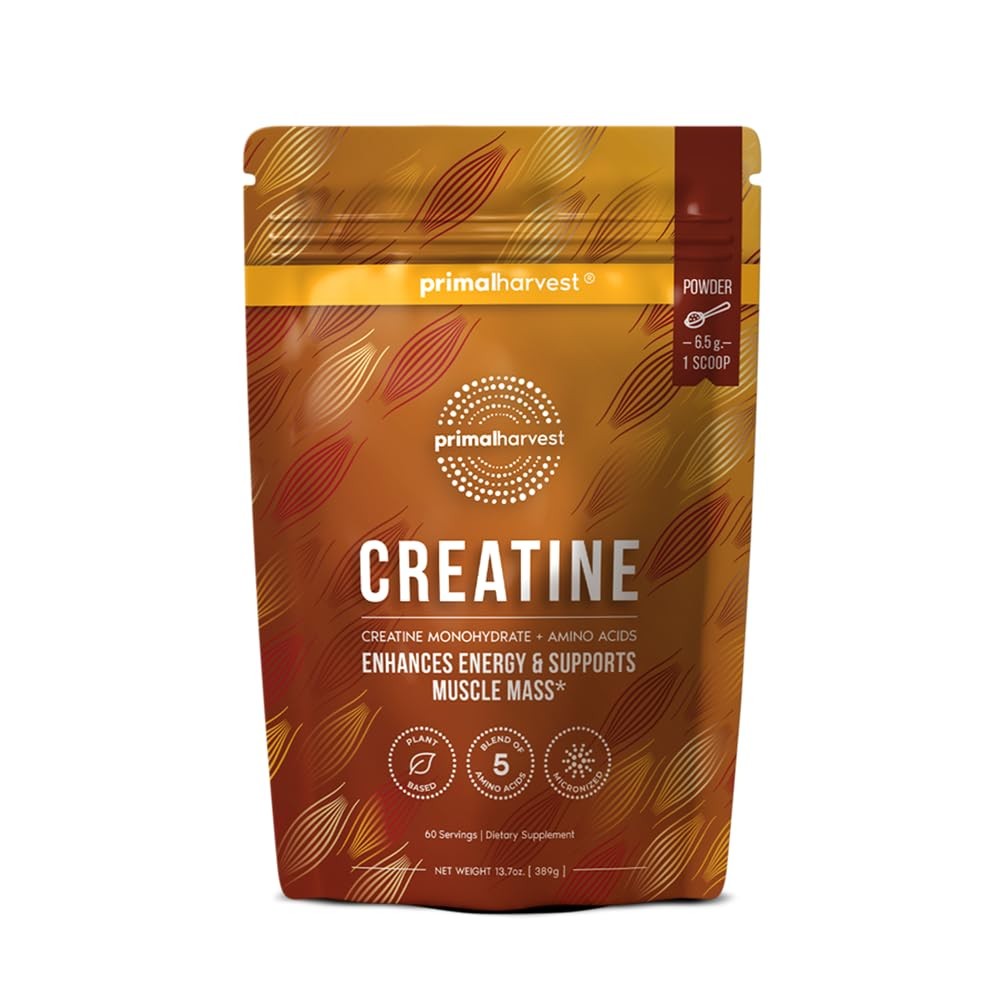 Primal Harvest Creatine Powder Supplement for Men and 13.7 Ounce (Pack of 1)