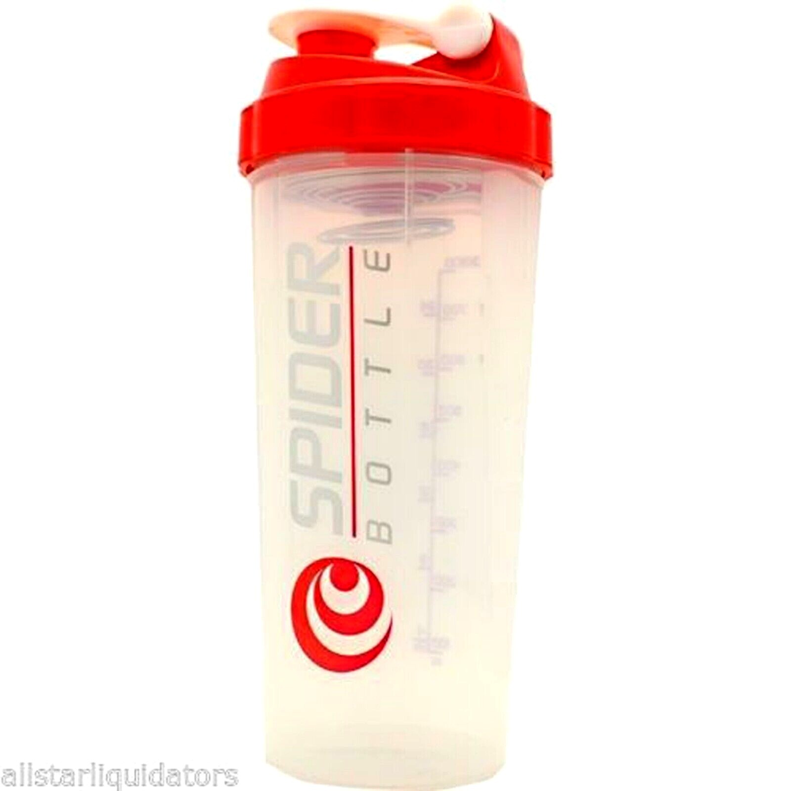 Spider bottle,protein shaker cup maxi clear/Red Color cup 28 oz Spider