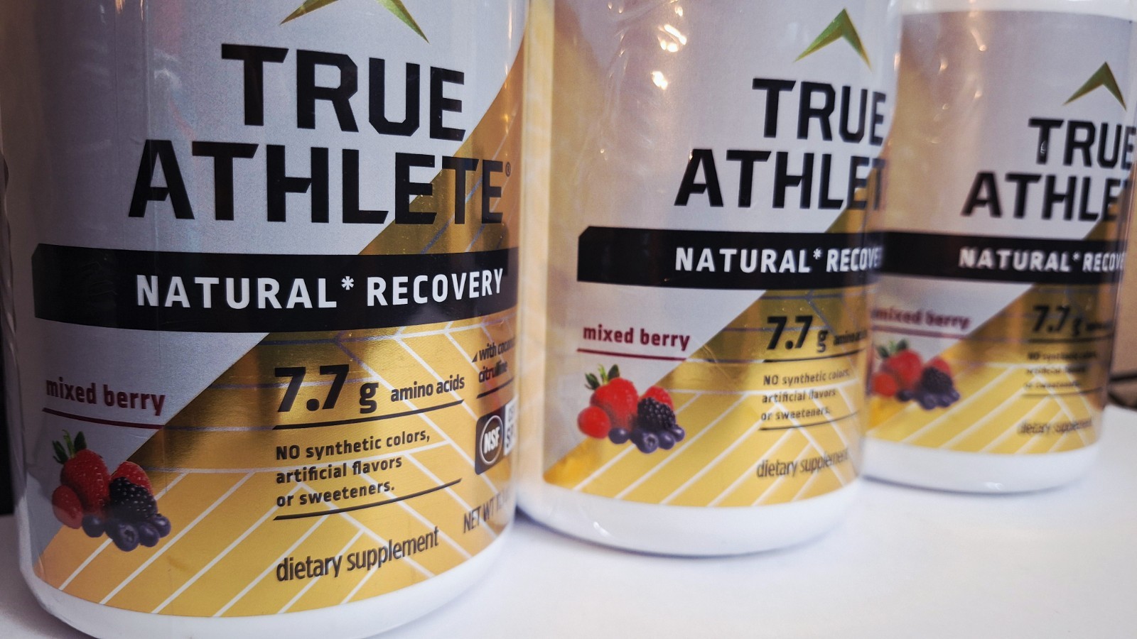 2 Tubs – True Athlete Natural Recovery Aminos, Berry 🫐, 30 Serv, 08/2027✨️