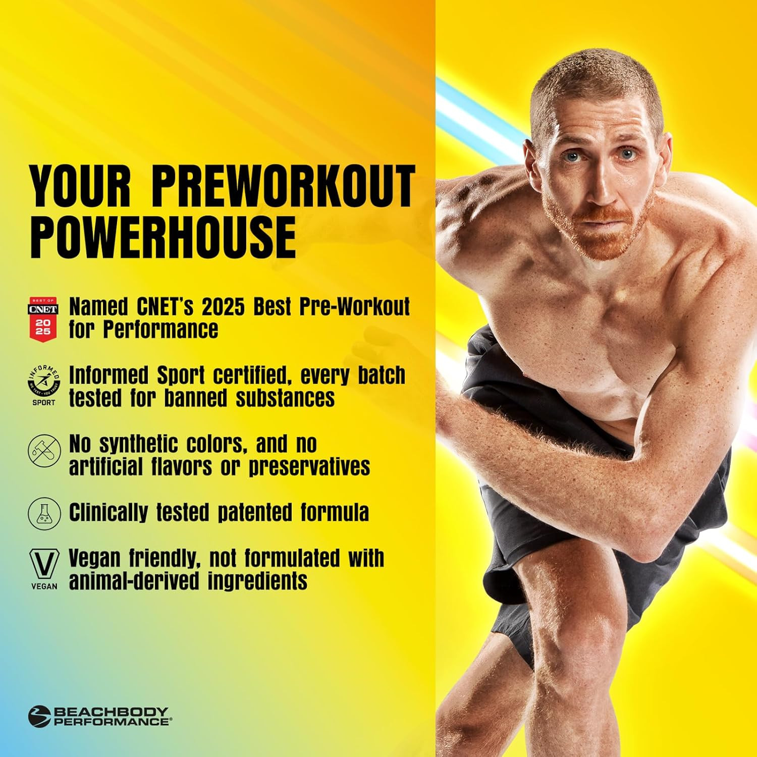Energize Pre Workout Powder – Beta-Alanine, Quercetin & Low-Dose Caffeine Formul