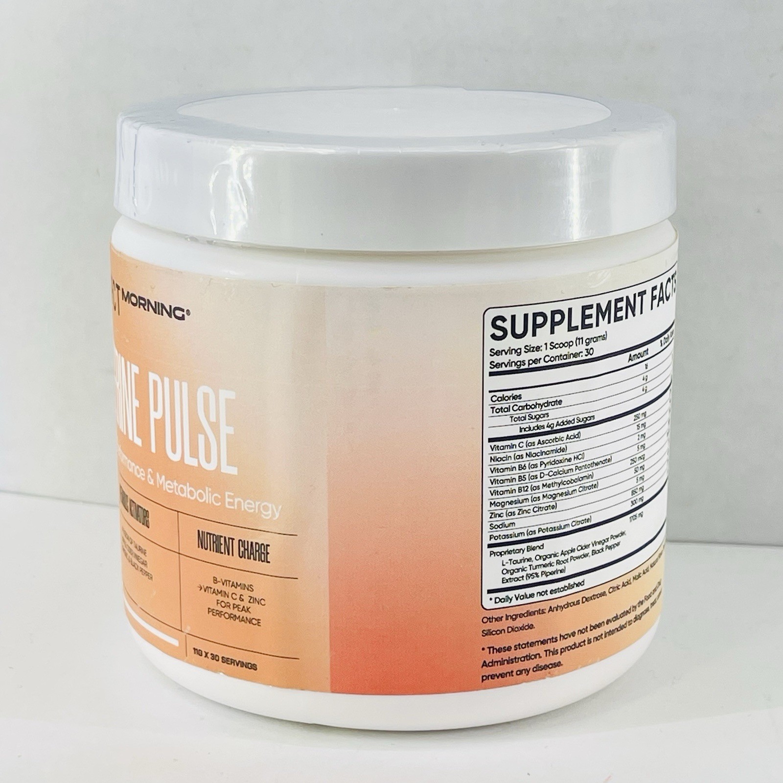 PACKAGE WEAR READ PRFCT Morning Tangerine Pulse Electrolyte Powder 30 Servings