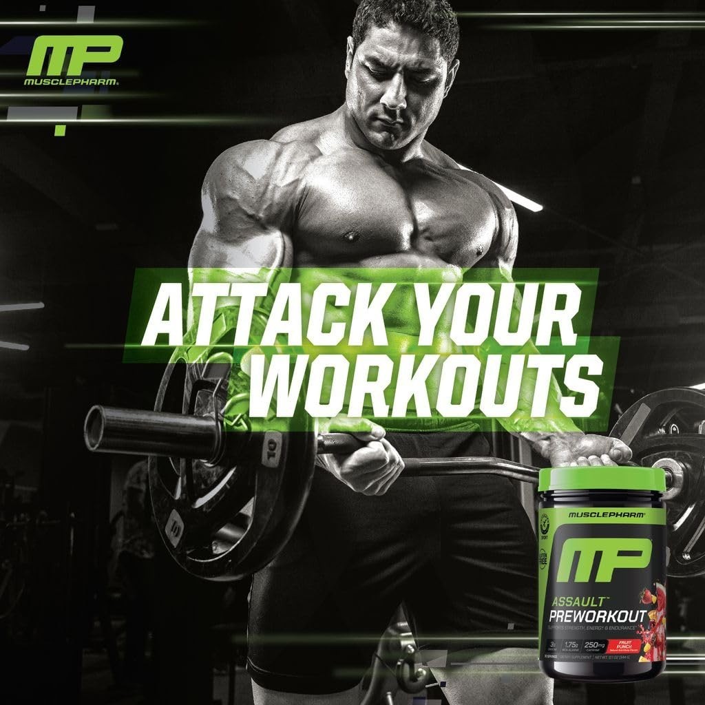 Pre Workout Powder Fruit Punch – 30 Servings, Energy Boost, Strength & Endurance
