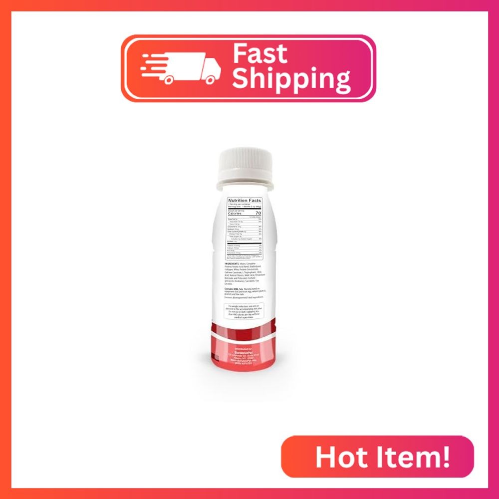 BariatricPal 15g Ready-to-Drink Whey Protein & Collagen Shots – Apple (6 Bottles
