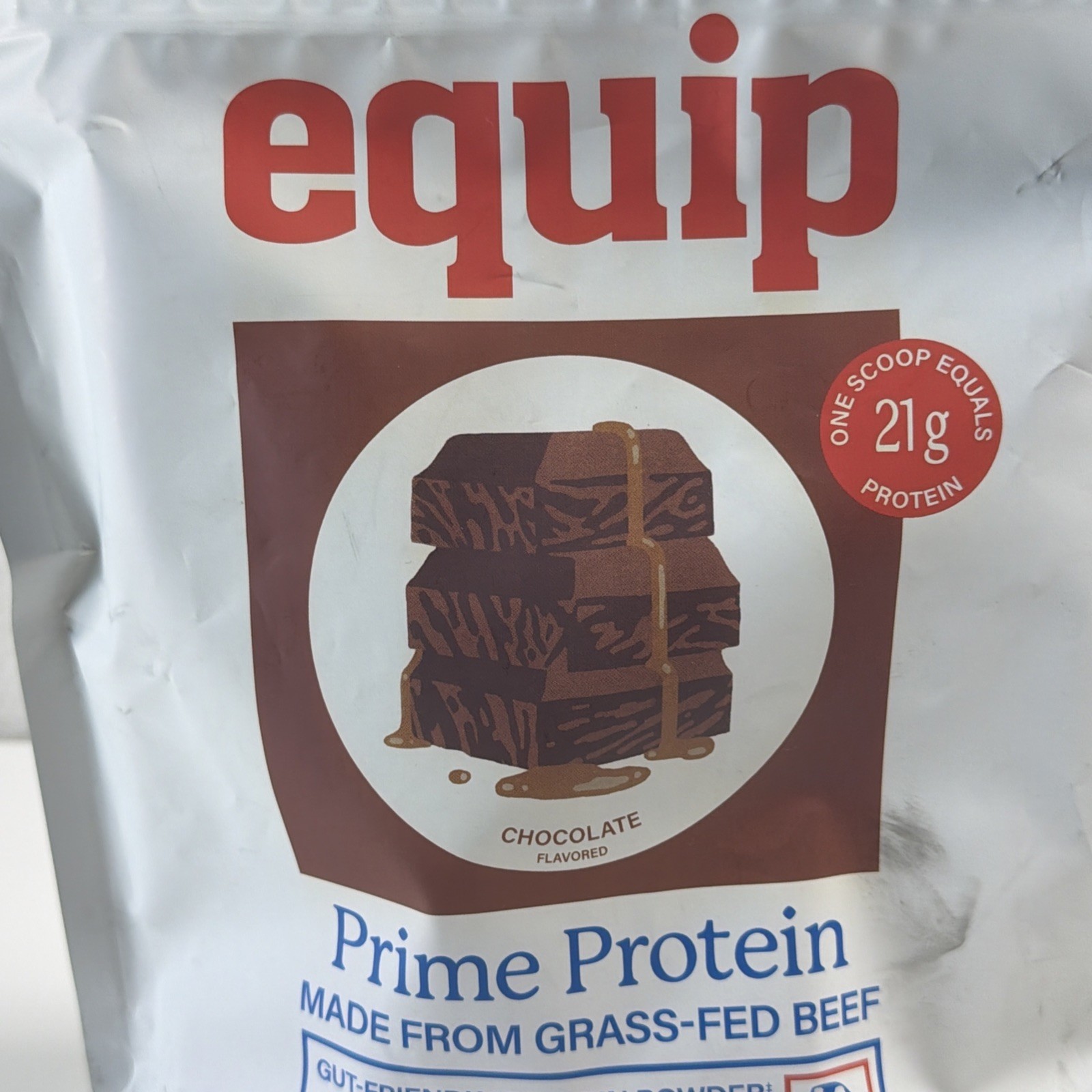 Equip Prime Protein Grass-Fed Beef Isolate Chocolate 1.13 Lbs Sealed 03/2028 New