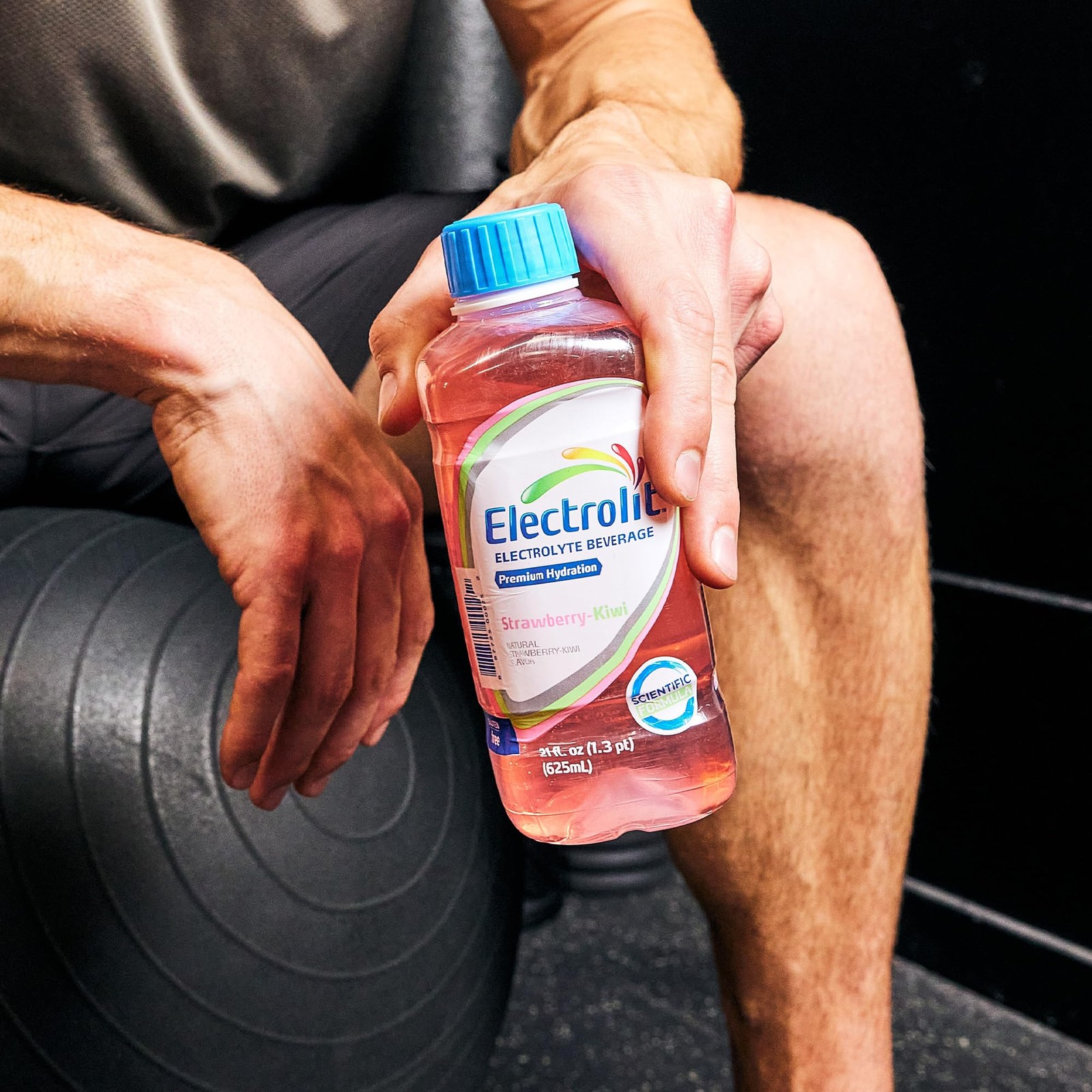 Electrolit, Electrolyte Beverage, 21 FL Oz (Pack of 12), Strawberry-Kiwi