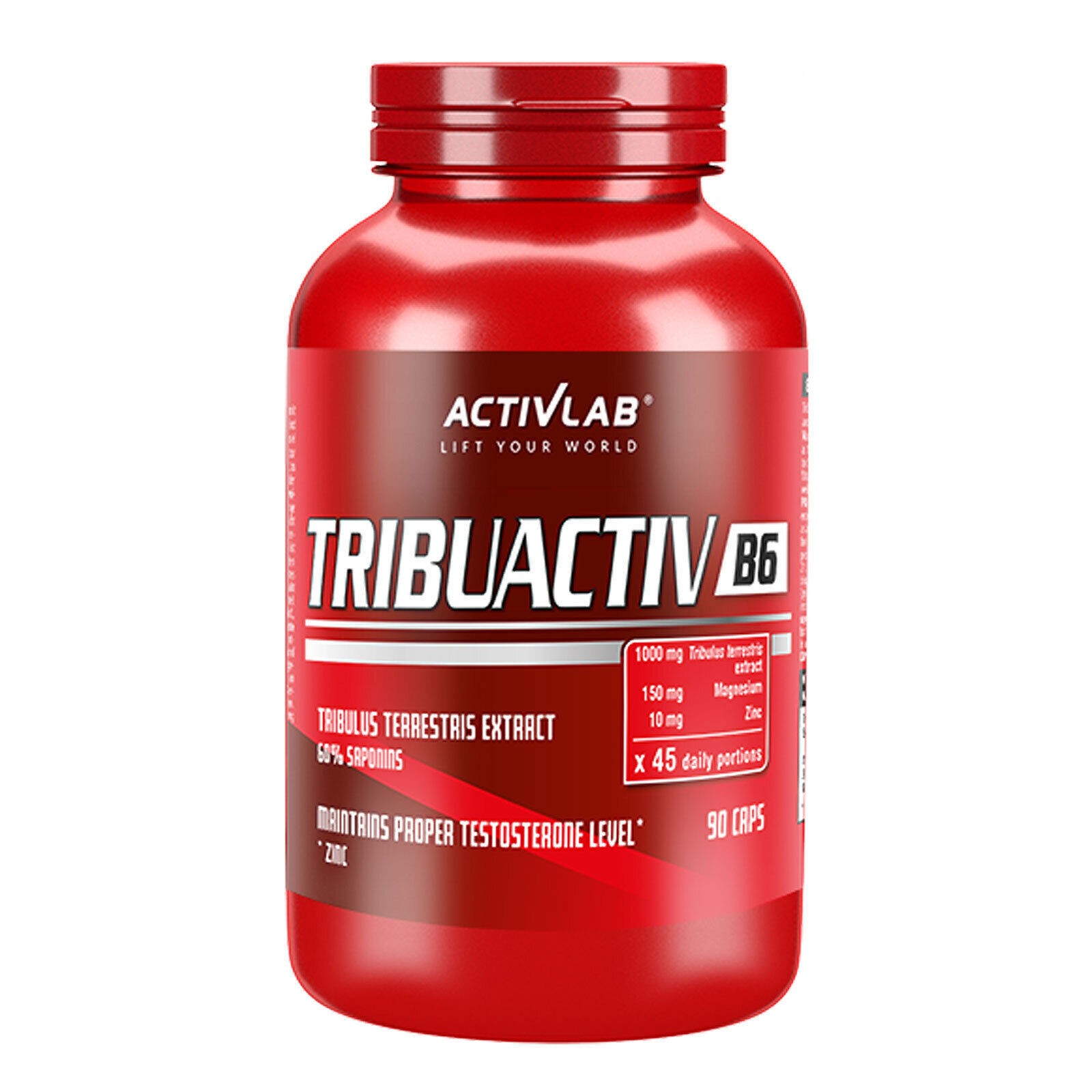 TRIBUACTIV B6 – 90-180 Caps – Natural Testo Booster Vitamin B6 Endurance Libido