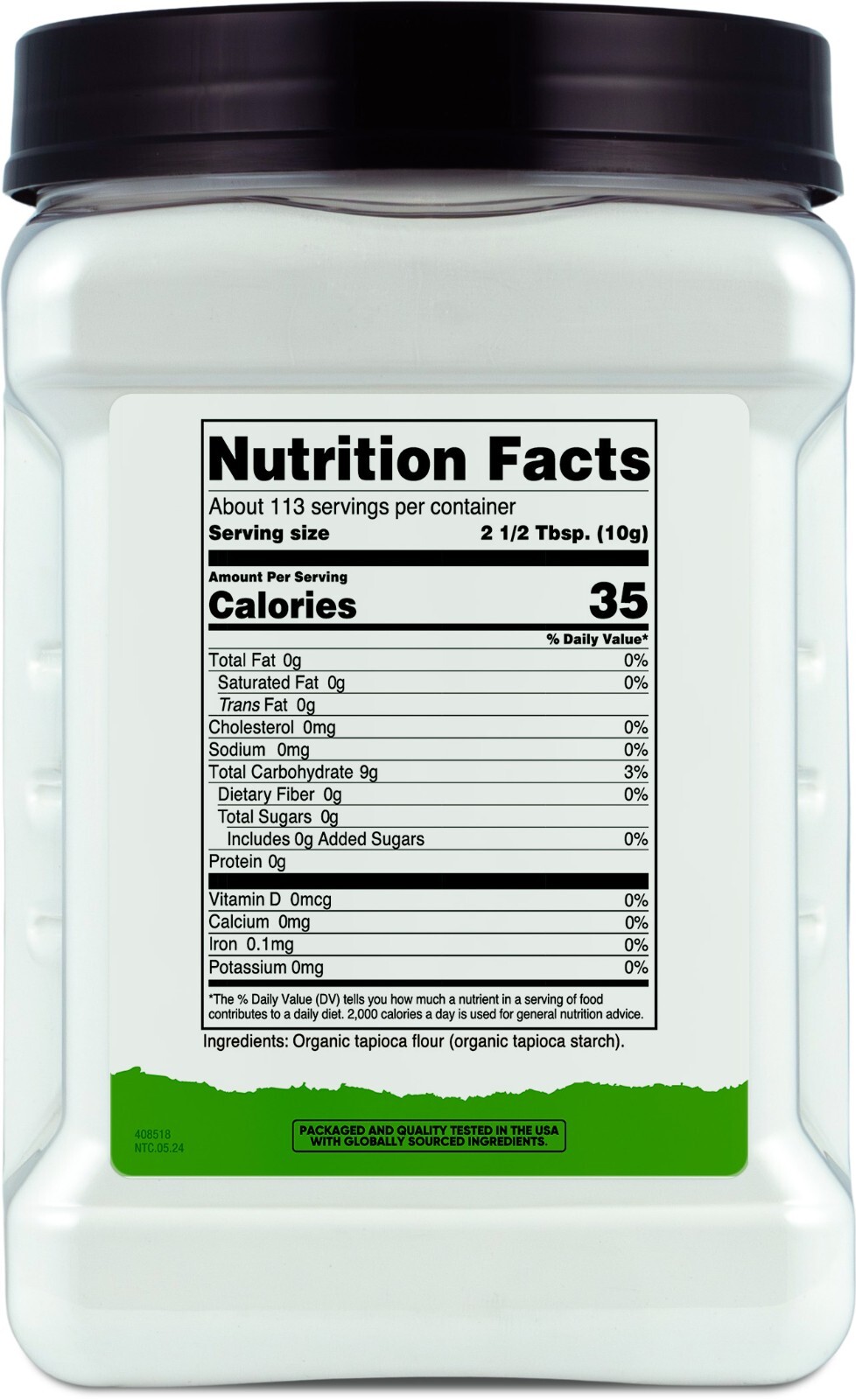 Nutricost Organic Tapioca Flour (2.5 LB) – Gluten-Free, Non-GMO