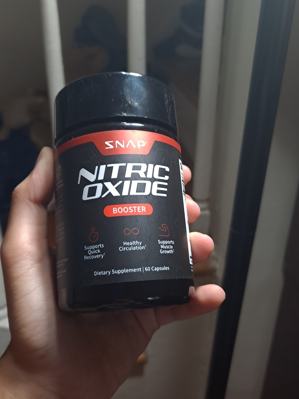 SNAP Nitric Oxide Booster 1500mg L-Arginine L-Citrulline Clean Label Certified