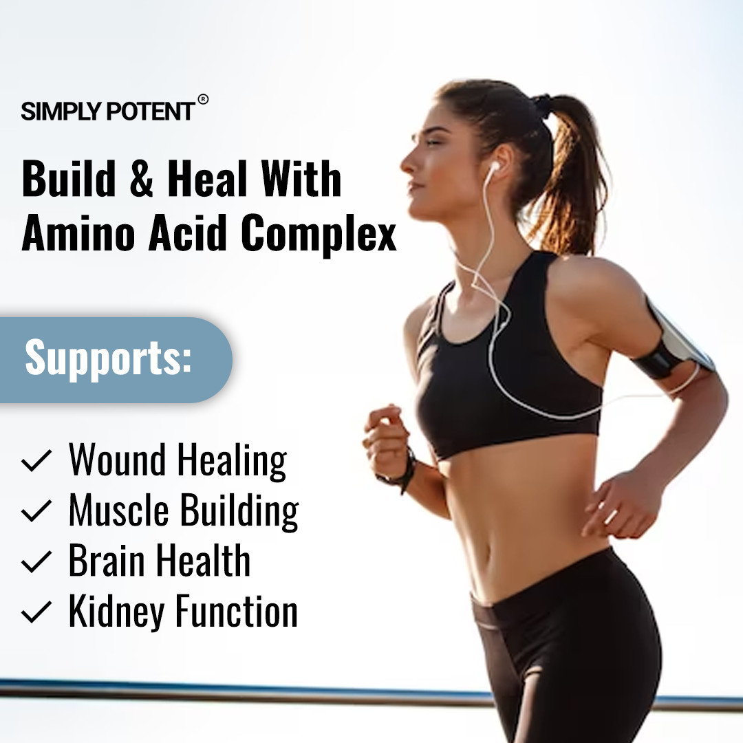 1800 mg BCAA Essential Amino Acid Complex | Energy & Muscle Recovery | 200 Caps