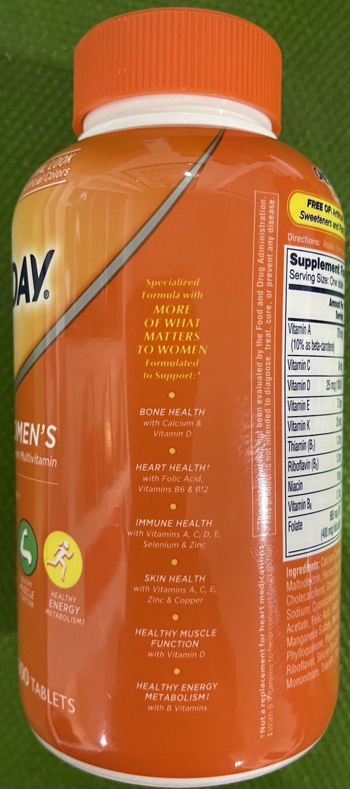 ONE A DAY WOMEN’S MULTIVITAMIN MULTIMINERAL SUPPLEMENT 300 TABLETS