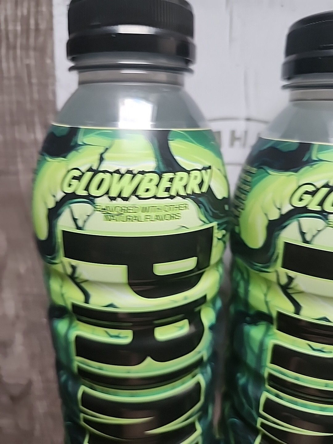 Prime Hydration Drink GlowBerry 16.9 FL OZ (Limited Edition) Glow In The Dark X2