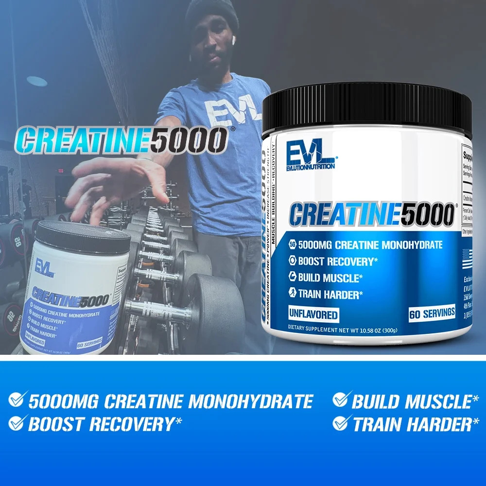 Creatine 5000 – Supports Faster Recovery, Lean Muscle Growth & Performance – Pre