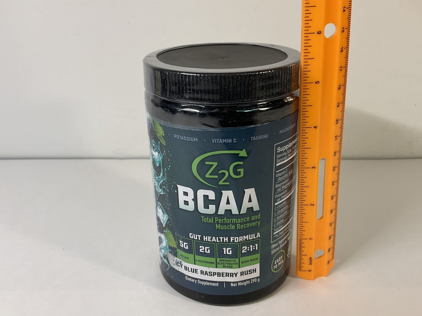 SEALED- Z2G Nutrition BCAA Performance & Recovery , Blue Raz, Powder- 290g