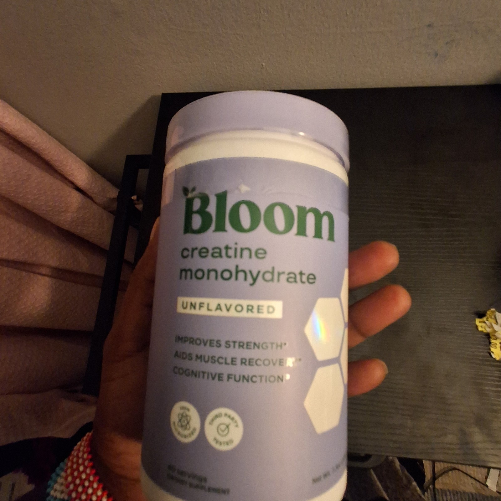 Bloom Nutrition Creatine Monohydrate Powder Micronized Creatine 12/26 G100