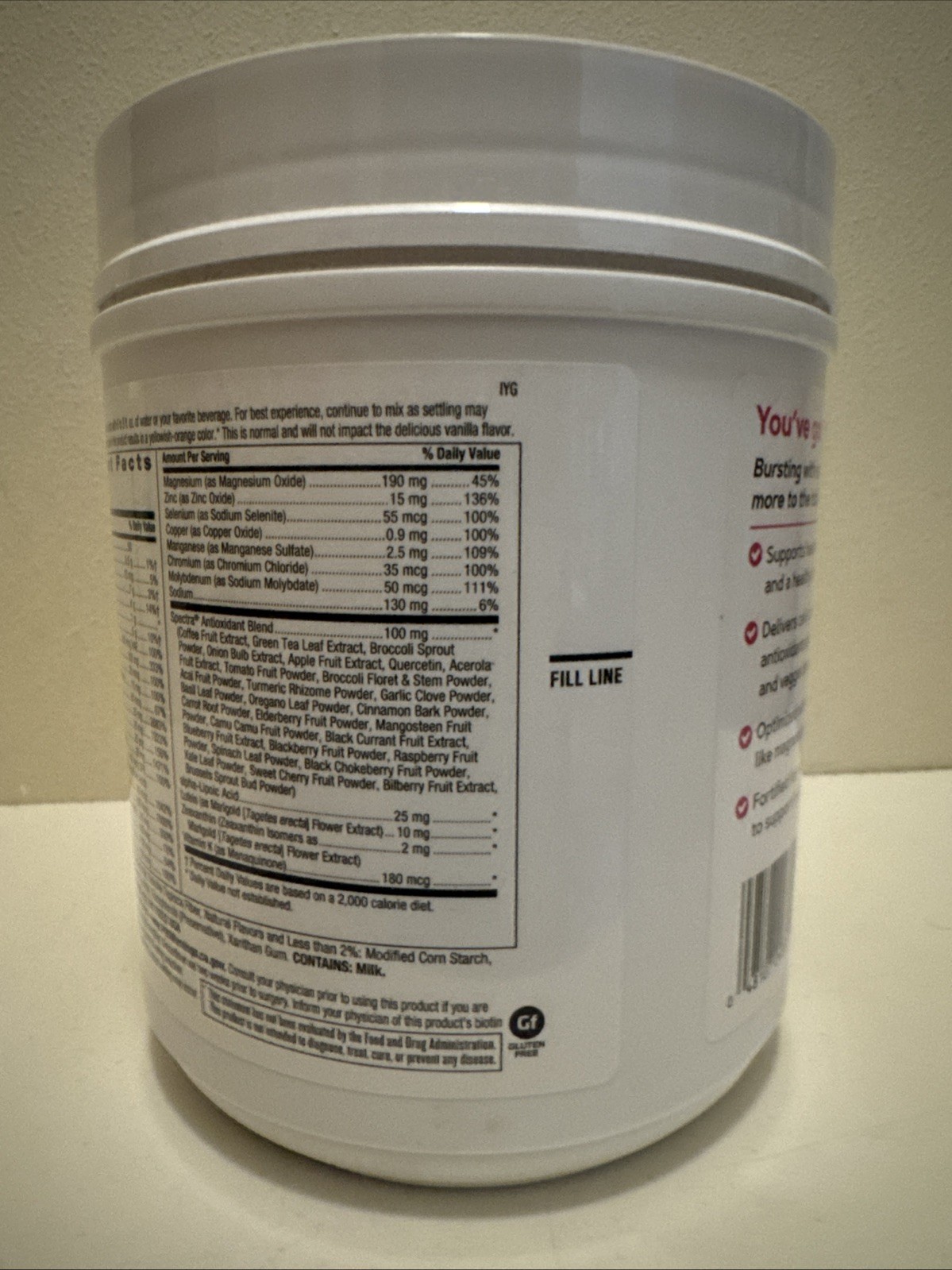GNC Women’s Multi Powder Dietary Supplement Vanilla 30 Serving 17.14 Oz L@@K !!
