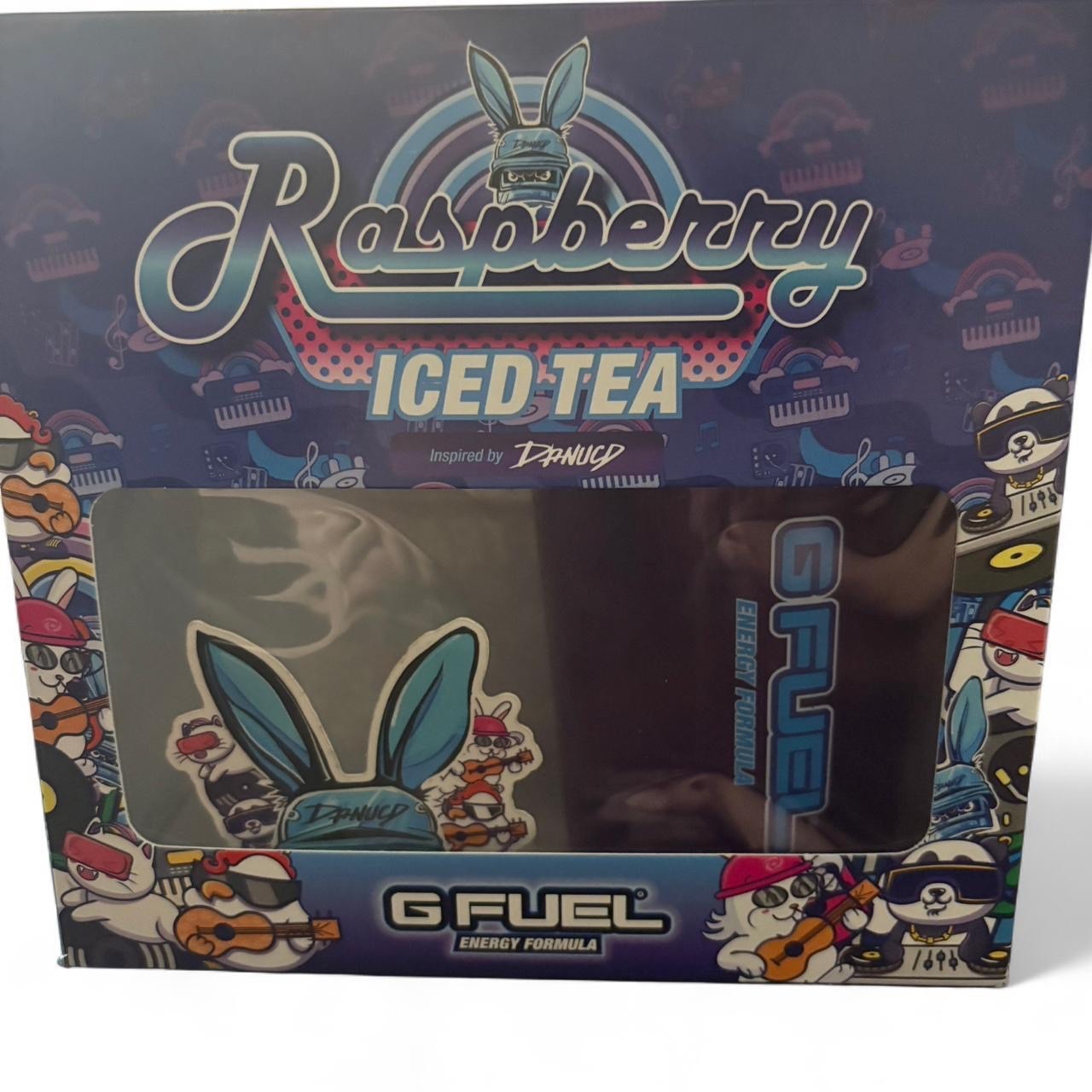 Danucd raspberry iced tea GFUEL collectors box Comes with sticker