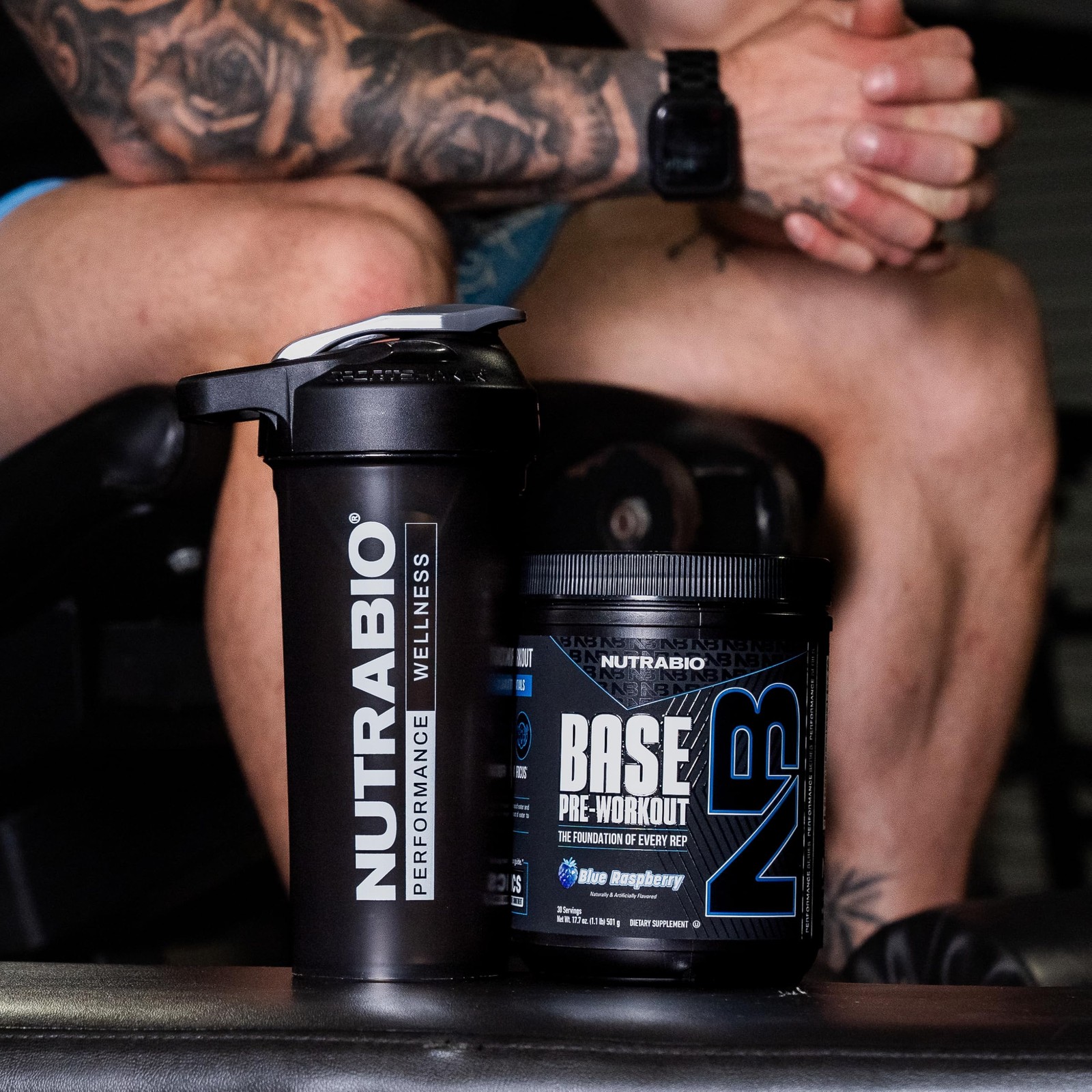 Nutrabio Base Pre-Workout Powder 200Mg Caffeine Sustained Energy Focus