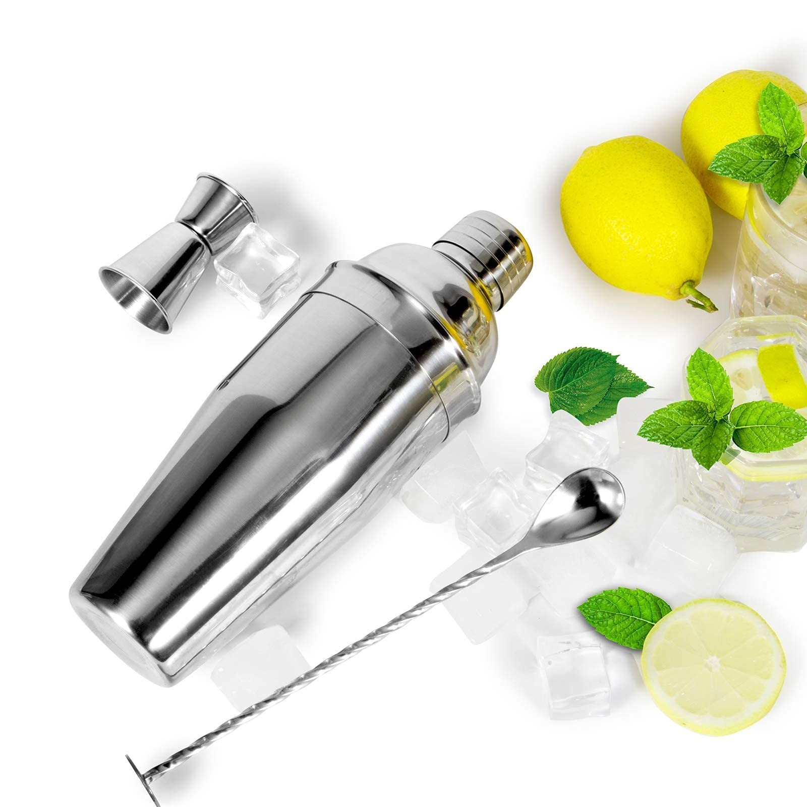 WPHUAW 24oz Cocktail Shaker Bar Set-Professional Margarita Mixer Drink Shaker…