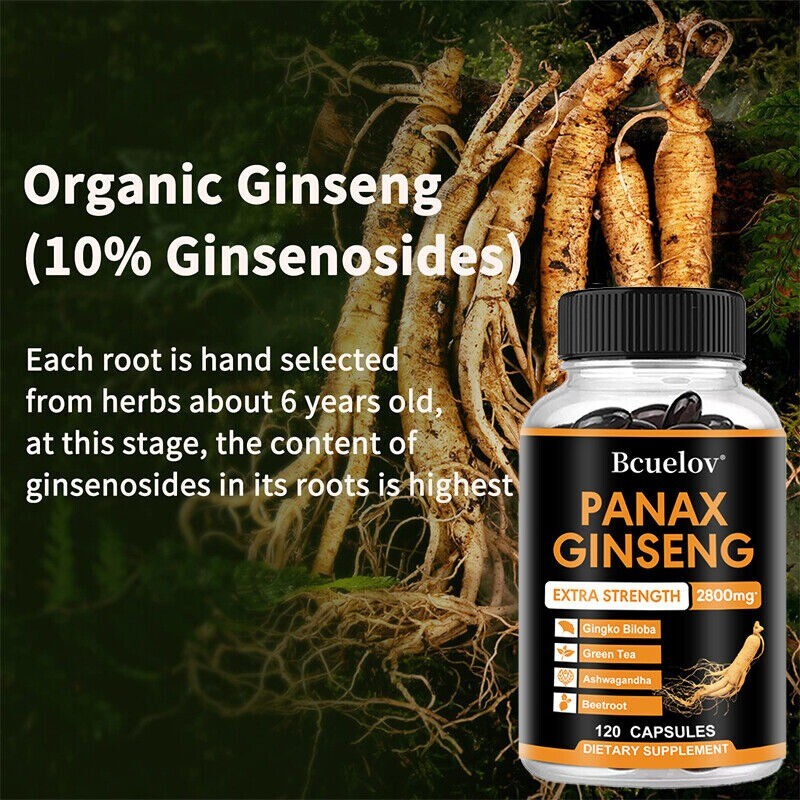 Ginseng Extract – Testosterone Booster, Male Sexual Health and ENERGY Growth