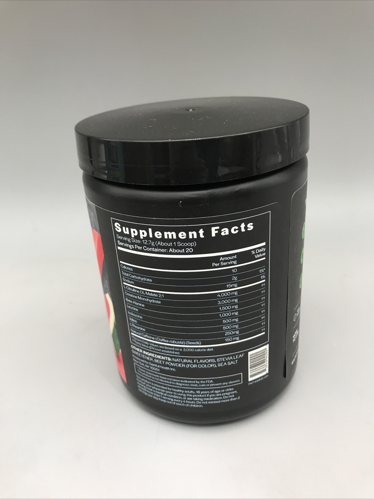 Gainful Performance Pre Workout With Creatine Watermelon 9oz 20 Servings 02/27