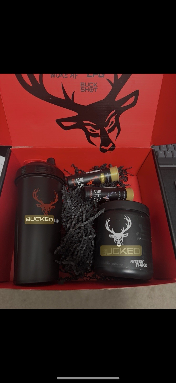 Bucked Up Pre-Workout Powder with 200mg Caffeine – MYSTERY FLAVOR (30 Servings)