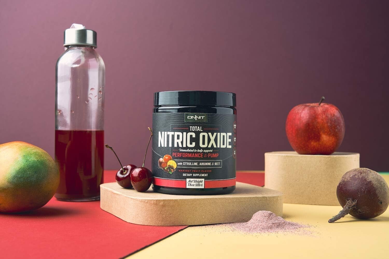 Total Nitric Oxide – Caffeine Free Pre Workout Powder w/Beet Root, L Arginine…